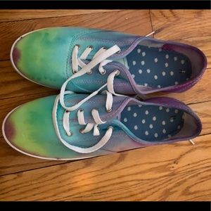 Multi Color Tie Dye Tennis Sneakers Size 11
